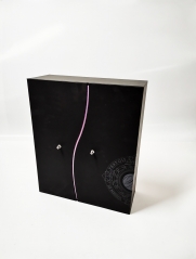France champagne soft touch paper Double door Wine box