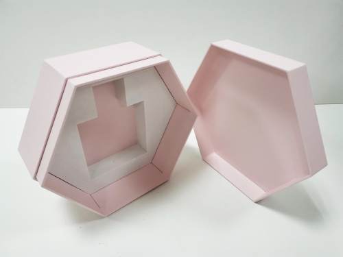 FSC Hot sale Hexagonal printing paper EVA perfume box