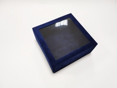 FSC Custom Square Collapsible Rigid Black Flap Cardboard Paper Folding Magnetic Closure Gift Box