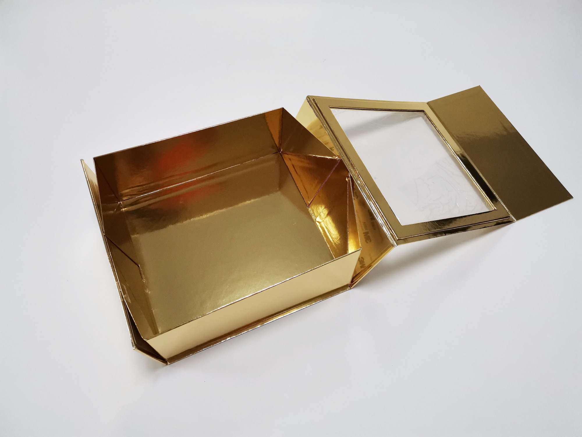 Luxury customized golden paper cardboard magnetic folding foldable ...